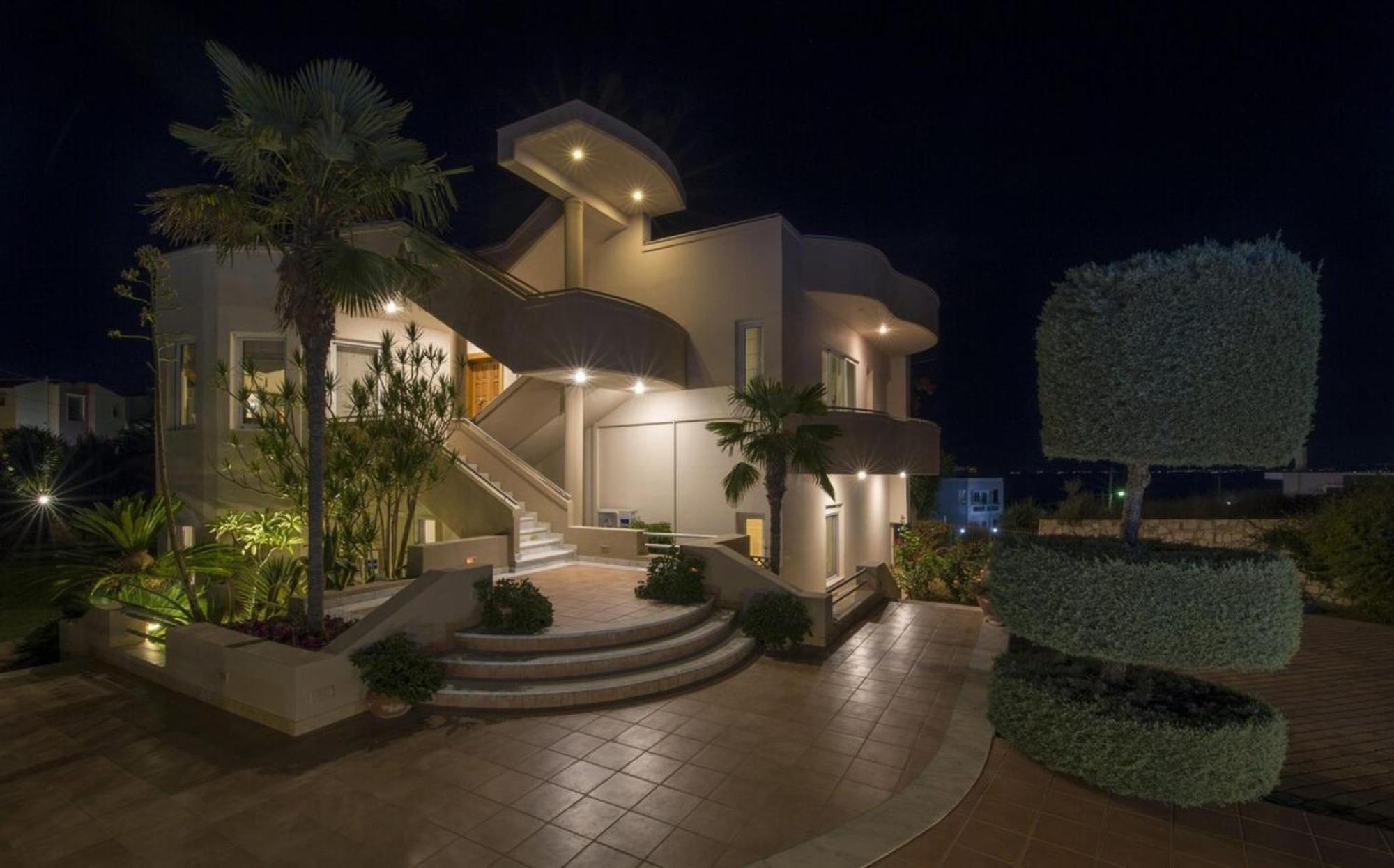 Villa Elina Luxury Residence Stalos Exterior photo